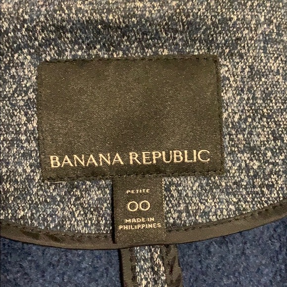 Banana republic blue tweed wool blazer - Picture 6 of 7